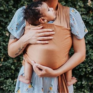 Tuck and bundle baby wrap- Sandstone